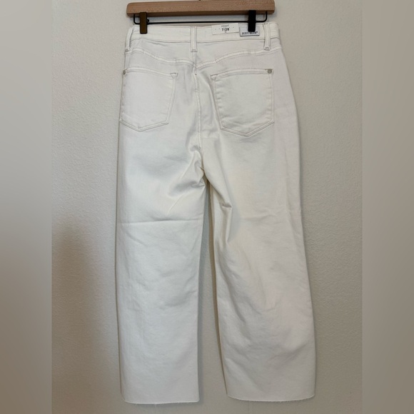 Judy Blue Don't Be Salty High Rise Wide Leg Cropped Jeans - Picture 3 of 8